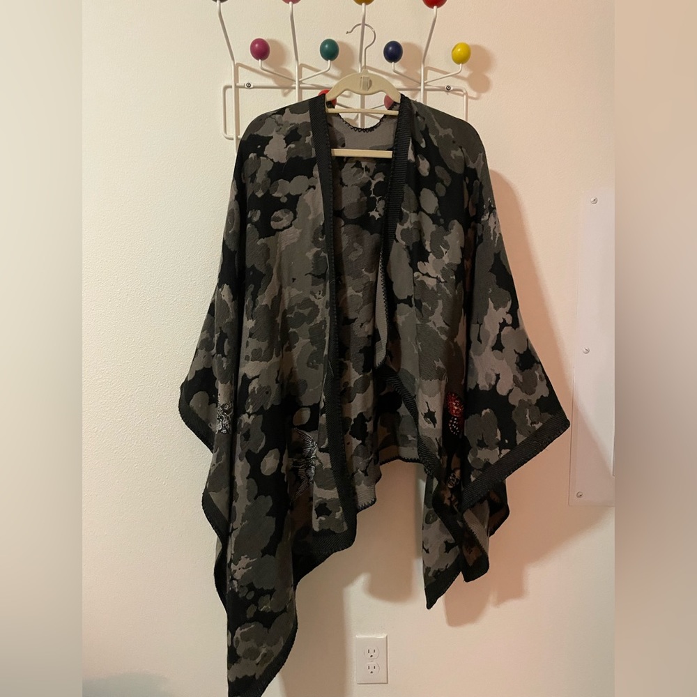 Alexander McQueen Abstract Wrap with Butterfly and Skulls - Classic McQueen